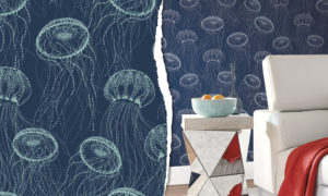 Jellyfish wallpaper by Vision Wallcoverings
